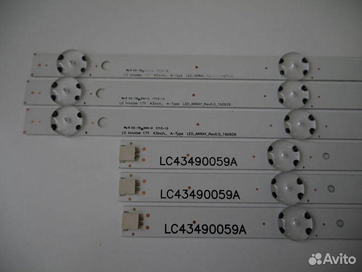 Подсветка LG 43UJ630V