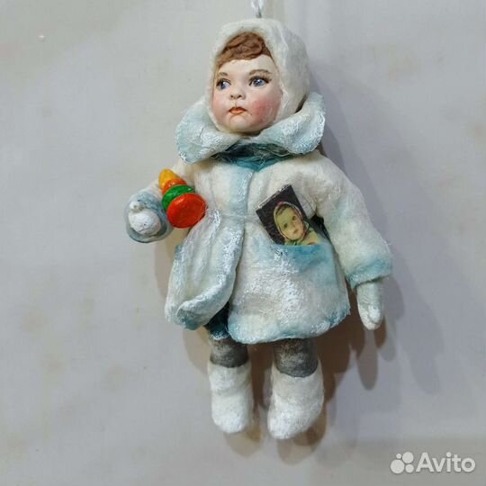 Ватные елочные игрушки