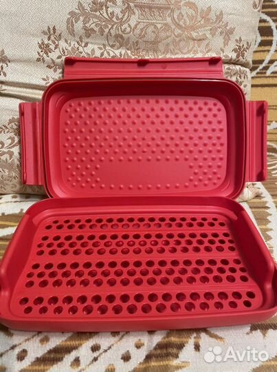 Кристальная емкость и маринадница Tupperware