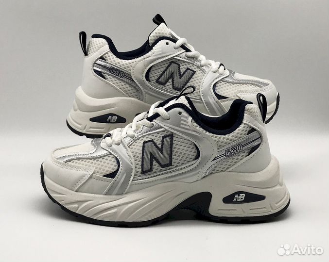 NB 530: Женские, белые, 36-41