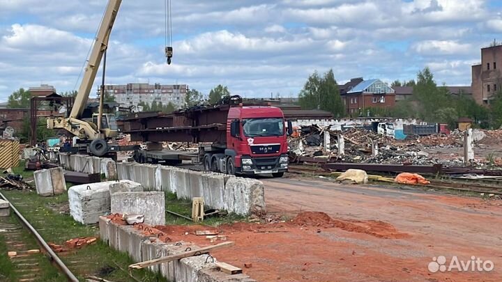 Грузоперевозки тралом негабарита