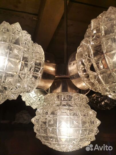 Винтажная люстра Чехословакия