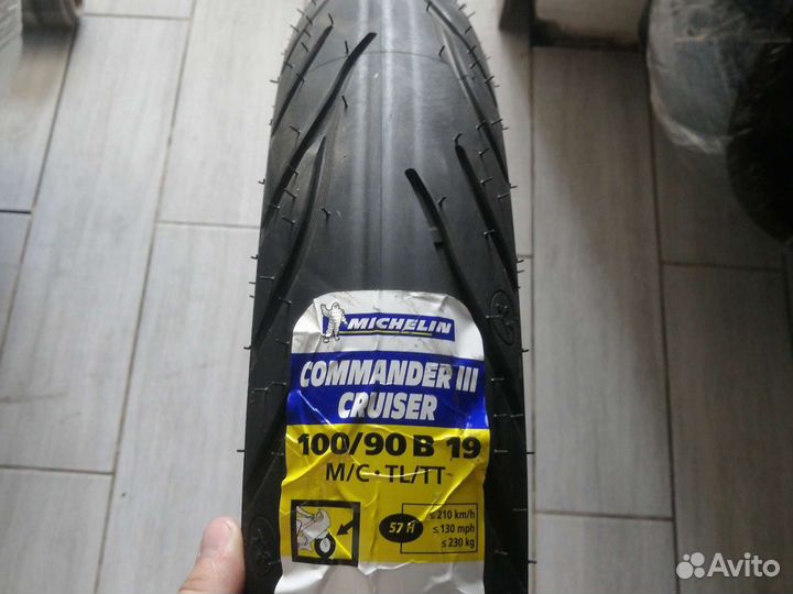 100/90R19 michelin commander 3