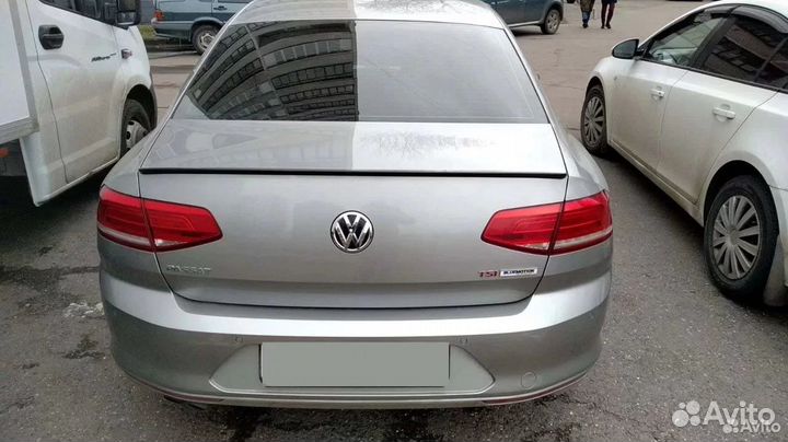 Спойлер для Volkswagen Passat B8 черный глянец