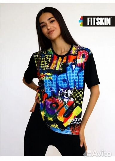 Футболка женская для фитнеса S