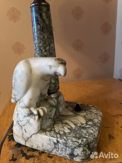 Лампа настольная старинная