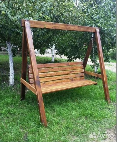 Садовые качели подвесные