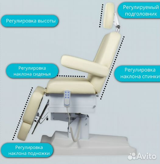 Педикюрное кресло с Электроприводом Сириус-10