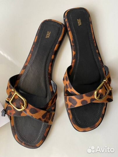 Шлепанцы zara