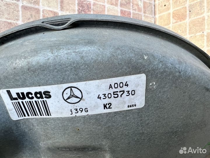 Вакуумный усилитель тормозов mercedes W202