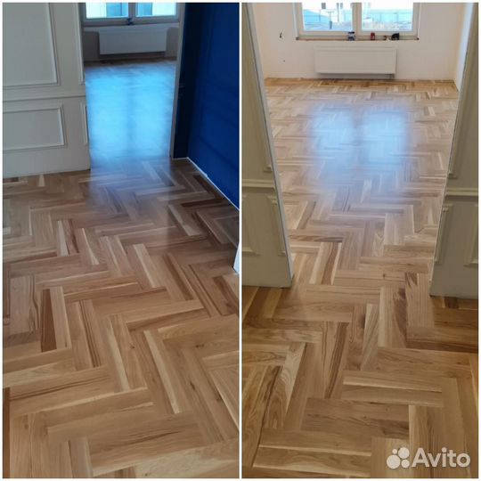 Паркет дубовый среднеформатный от 20 кв.м