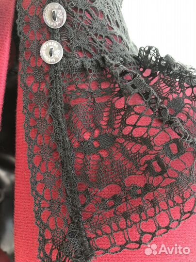 Итальянский кружевной воротник и нарукавники