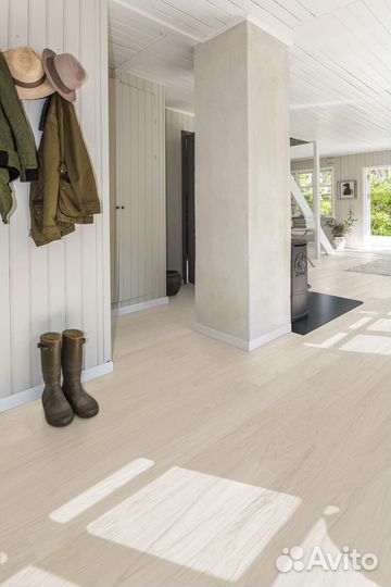 Паркетная доска Kahrs Дуб Coconut Cream