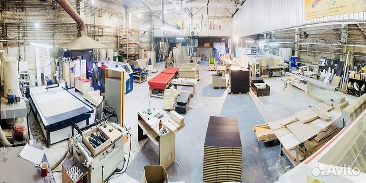 Производство мебели и оборудования, 1500 кв.м