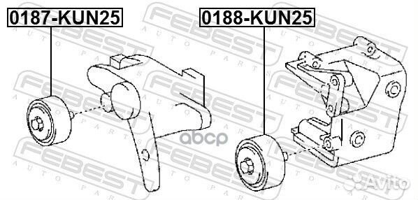 Ролик ремня приводного toyota 2.5D-3.0D 01- 018