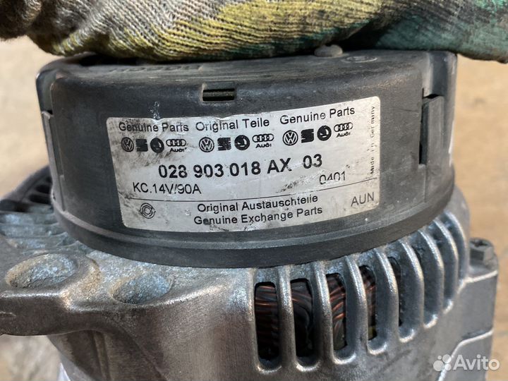 Генератор 028903018AX 90А VW Skoda Audi Seat