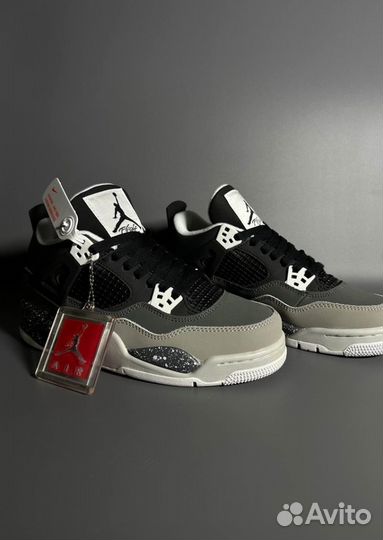 Кроссовки Air Jordan 4 Retro Fear Pack Люкс