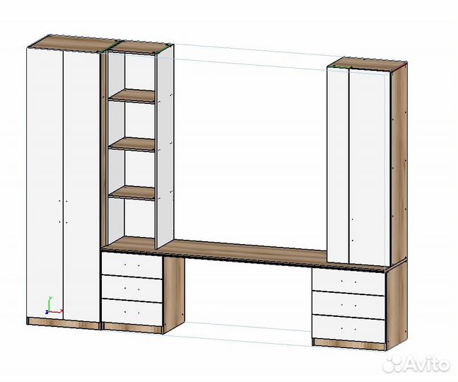 Стенка в детскую комнату