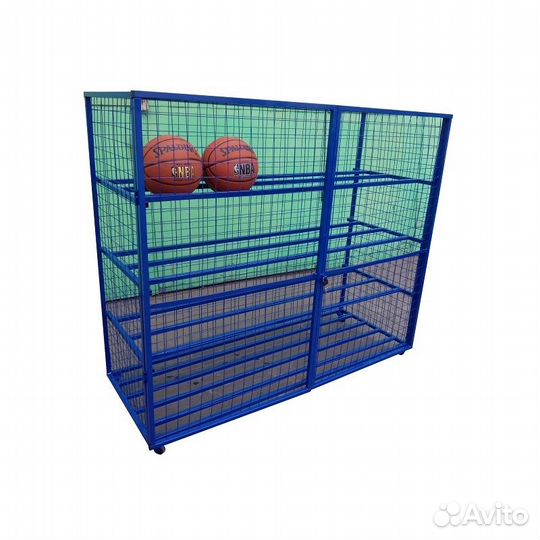 Стеллаж для мячей, ящик для мячей