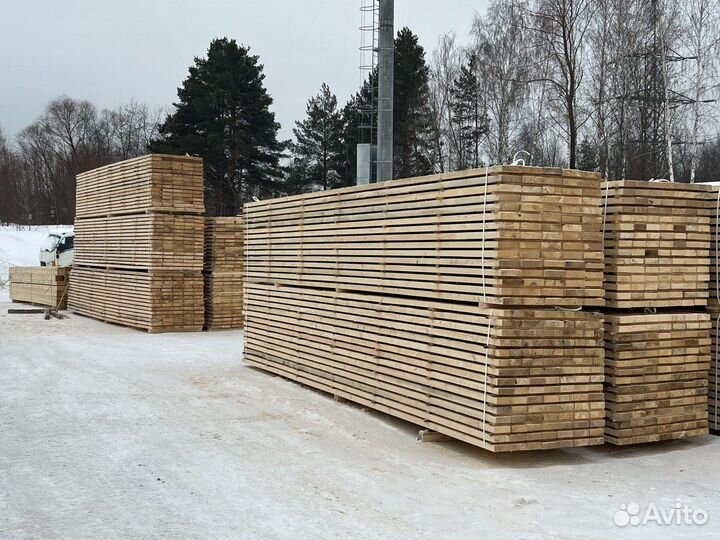 Обрезная доска камерной сушки