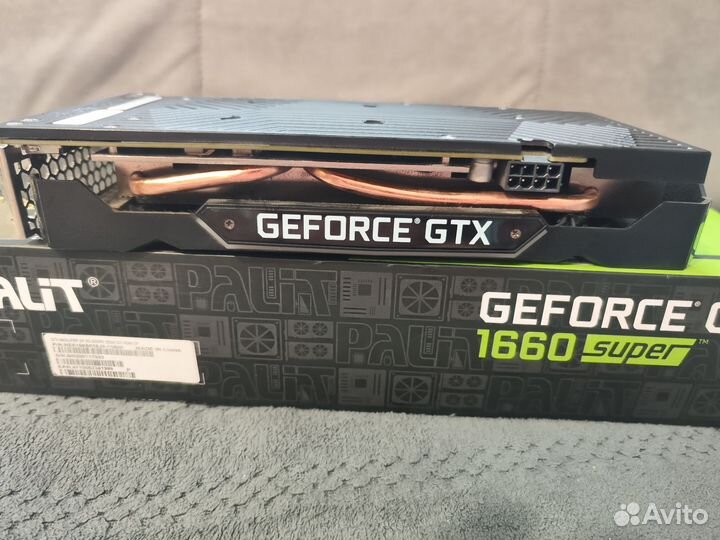 Видеокарта gtx 1660 super 6gb palit