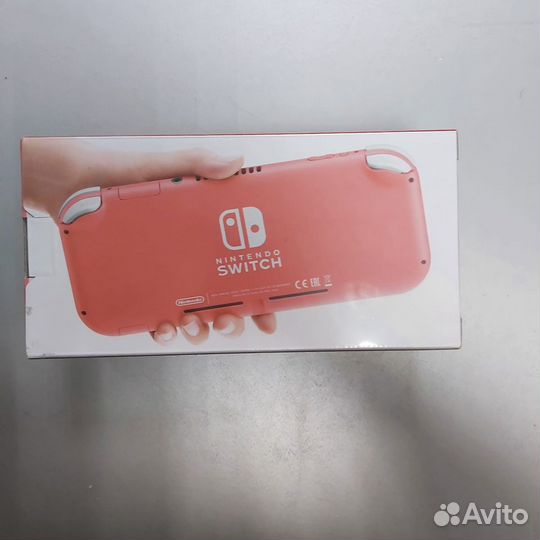 Nintendo Switch Lite коралловый+ Animal Crossing