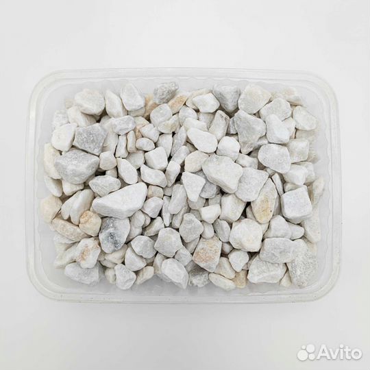 Декоративная мраморная крошка белая 500 г