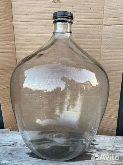 Бутыль стеклянная 50 литров