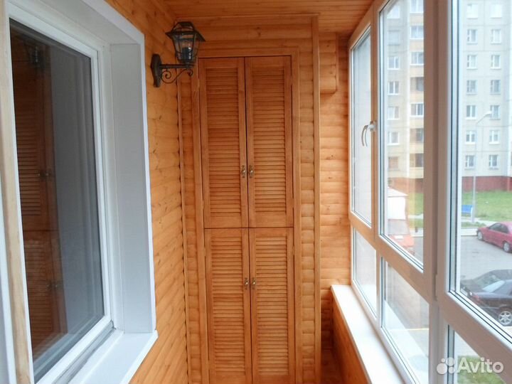 Балконы пвх под ключ 2745*1655