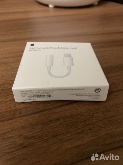 Адаптер iPhone jack 3.5 для наушников 7 8 x xs и в