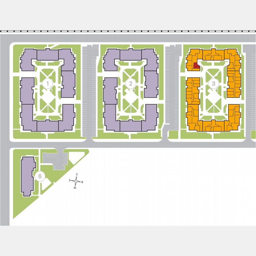 1-к. квартира, 39,9 м², 1/4 эт.