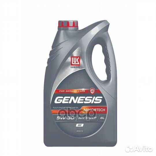 Масло моторное 5W30 лукойл 4л синтетика genesis