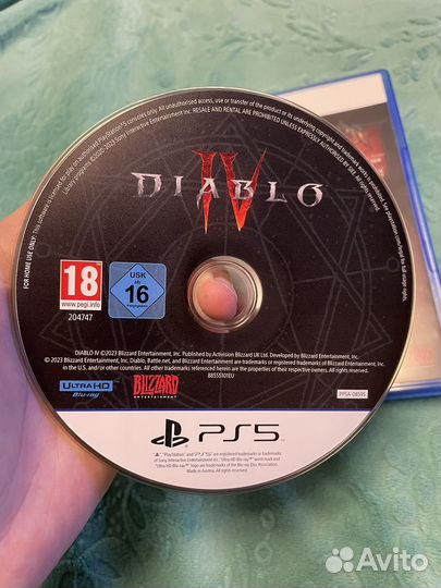 Diablo 4 ps5 диск