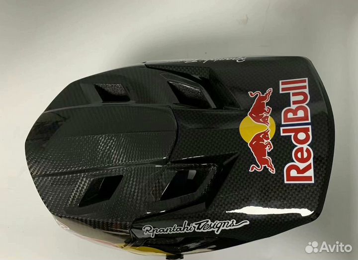 Шлем карбоновый Red bull rpantahi Design (2023)