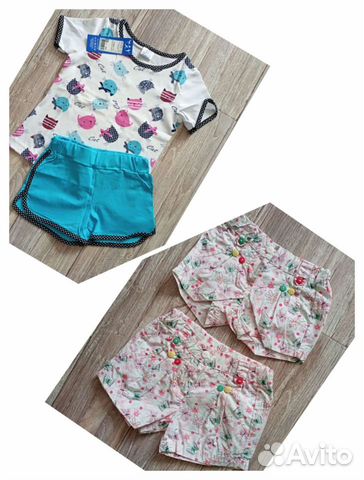 Новые шорты, комплект