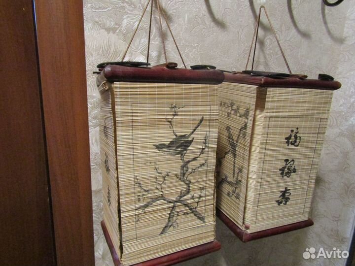 Подвесные китайские кашпо под лампы абажуры