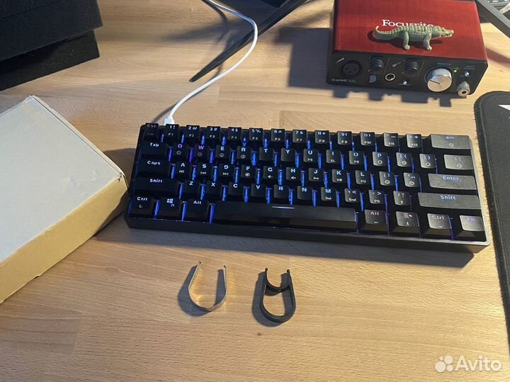 Механическая клавиатура Sk61 gateron brown