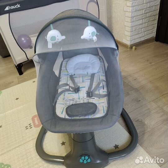 Электро-качель, укачивающий центр Luxmom