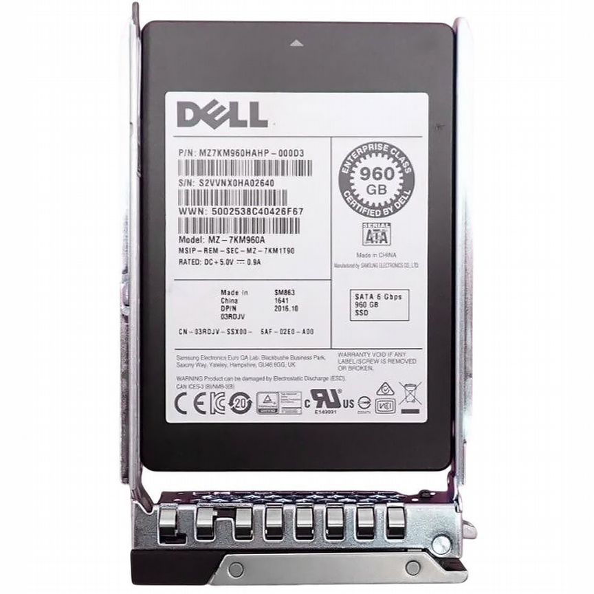 [MZ7KM960HAHP] Жесткий Диск Dell 3rdjv 960gb Sata3 2,5" Ssd Mz7km960hahp
