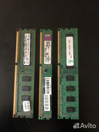 SO-dimm DDR4, DDR3, DDR2