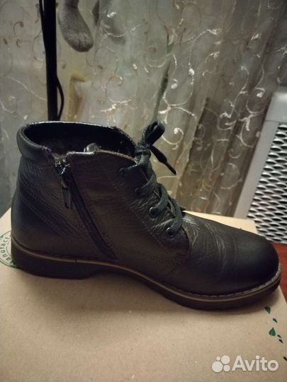 Ботинки женские 37 размер натуральная кожа