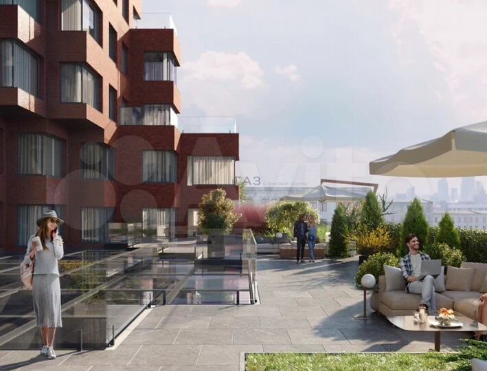 Апартаменты-студия, 39,6 м², 7/19 эт.