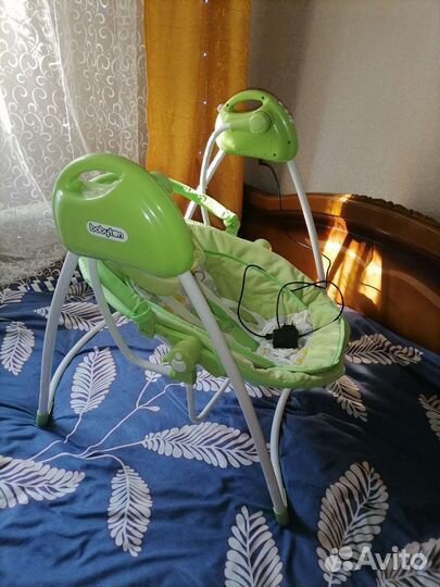 Детские качели-шезлонг электронные