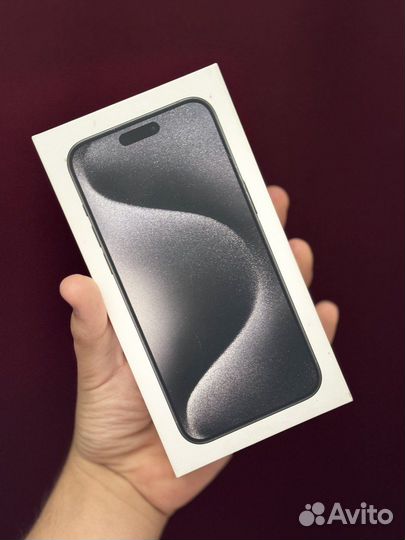 Новый iPhone 15 Pro Max 256 гб (1sim+eSim) черный