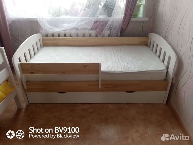 Детская кровать 160 на 80 с матрасом