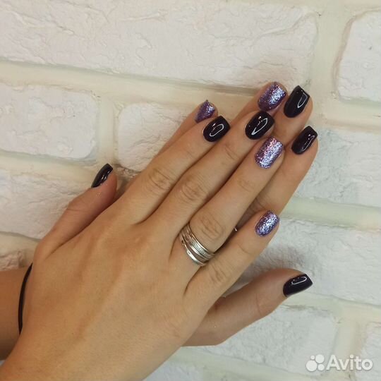 Маникюр+шеллак, наращивание ногтей