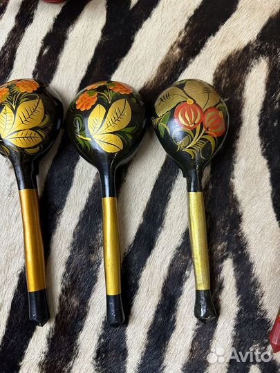 Деревянные ложки хохлома
