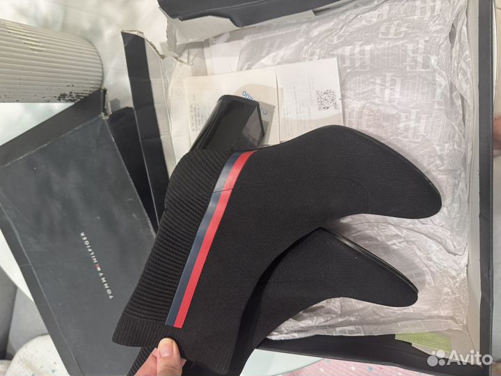 Ботильоны носки tommy hilfiger 38 размер