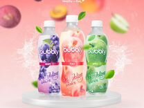 Напиток Безалкогольный Газированный Bubbly без сах