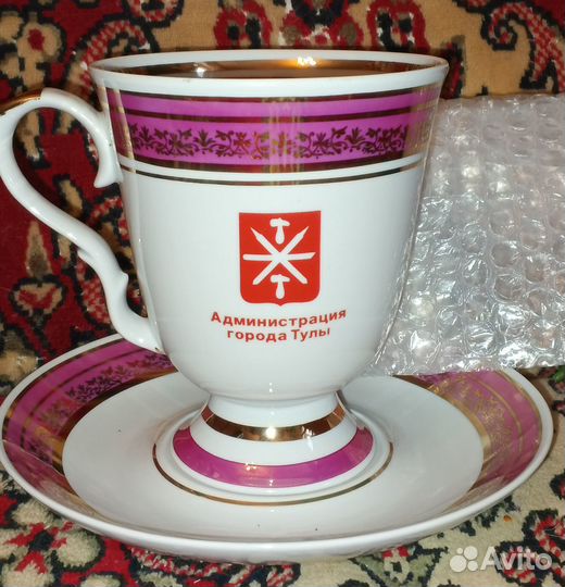 Чашка с блюдцем, Дулëво